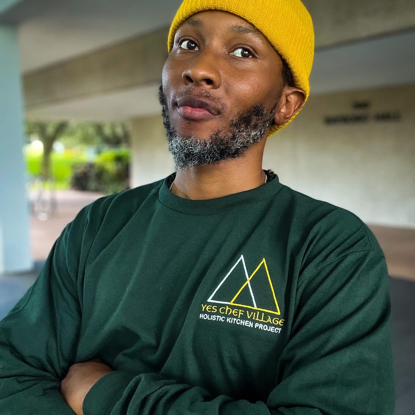 Portrait of Chef Marques Clark, founder of Yes Chef Village